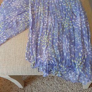 Beach Floral Firework Print Scarf